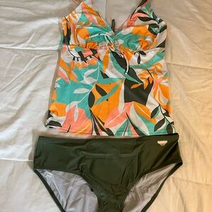 2/$40 Tropical Print Women's Swim Set